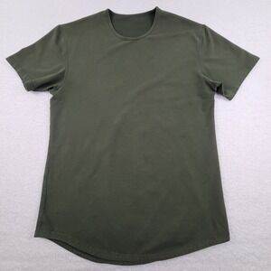 Bylt Drop Cut Short Sleeve Crewneck Lux‎ Shirt Mens Large L Olive Green *READ